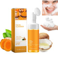 Turmeric Glow Facial Cleanser with Brush - Deep Cleansing Scrub