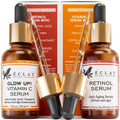 Vitamin C & Retinol Face Serum Duo -  Anti-Aging Radiance Set