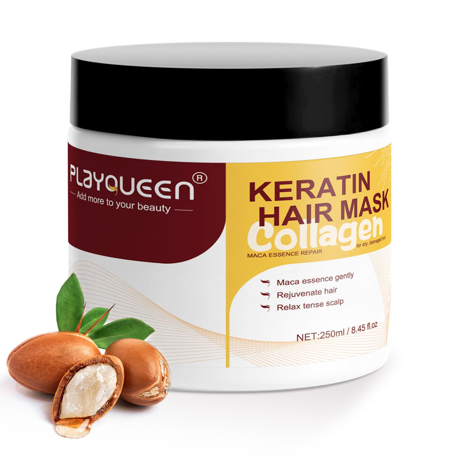 Keratin Collagen Hair Mask -  Deep Repair & Conditioning Treatment