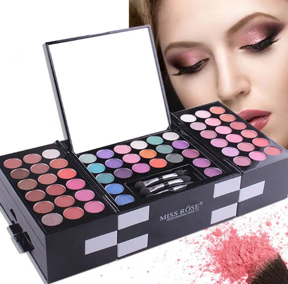 3-in-1 Eyeshadow Blush & Brow Palette