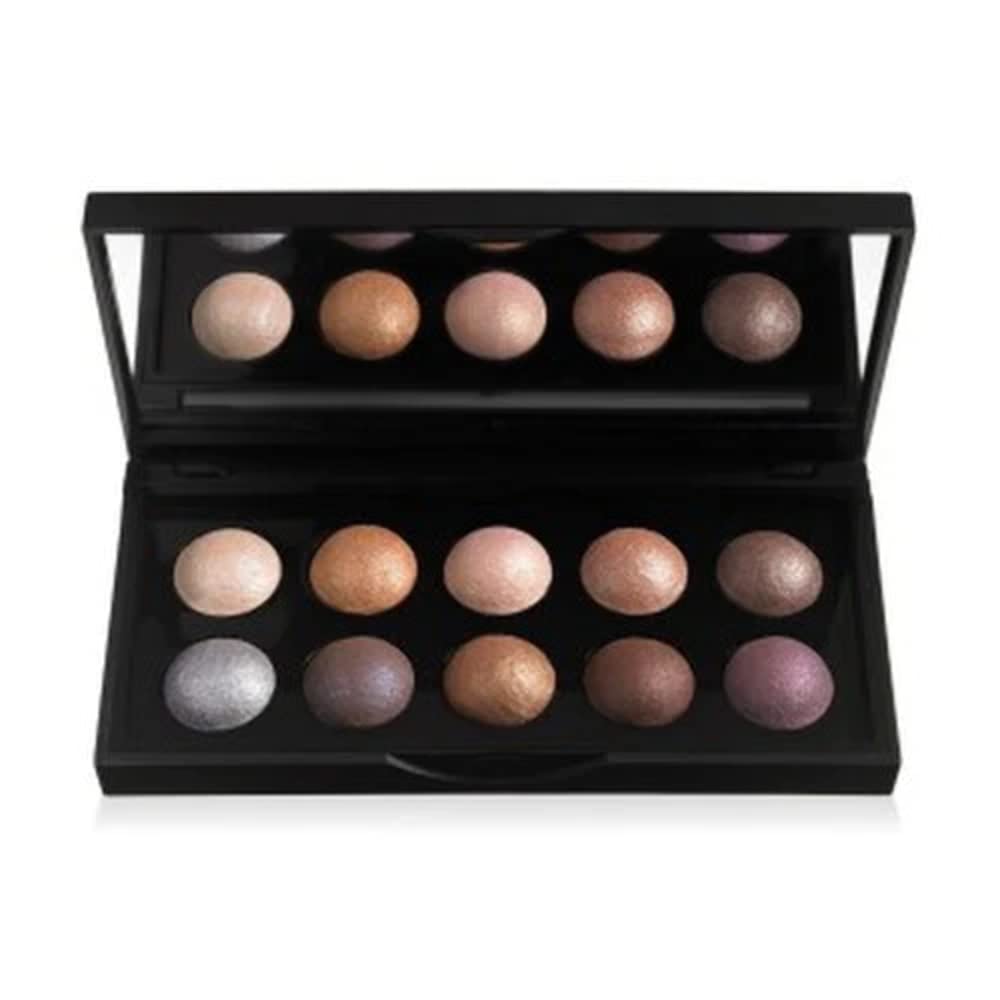 10-Shade Baked Eyeshadow Palette - California Tones