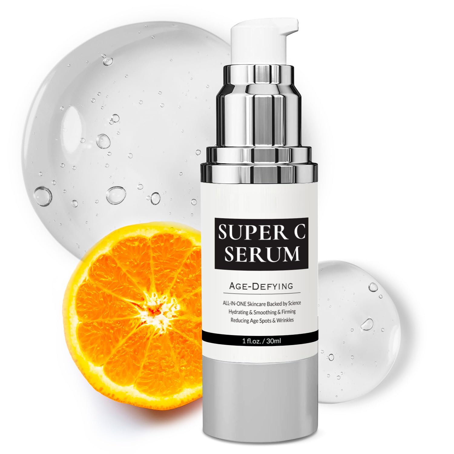 Vitamin C Serum for Mature Skin - Firming & Hydrating Face Serum