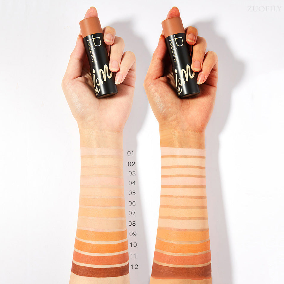 Matte Foundation Stick - Long-Lasting, Multiple Shades