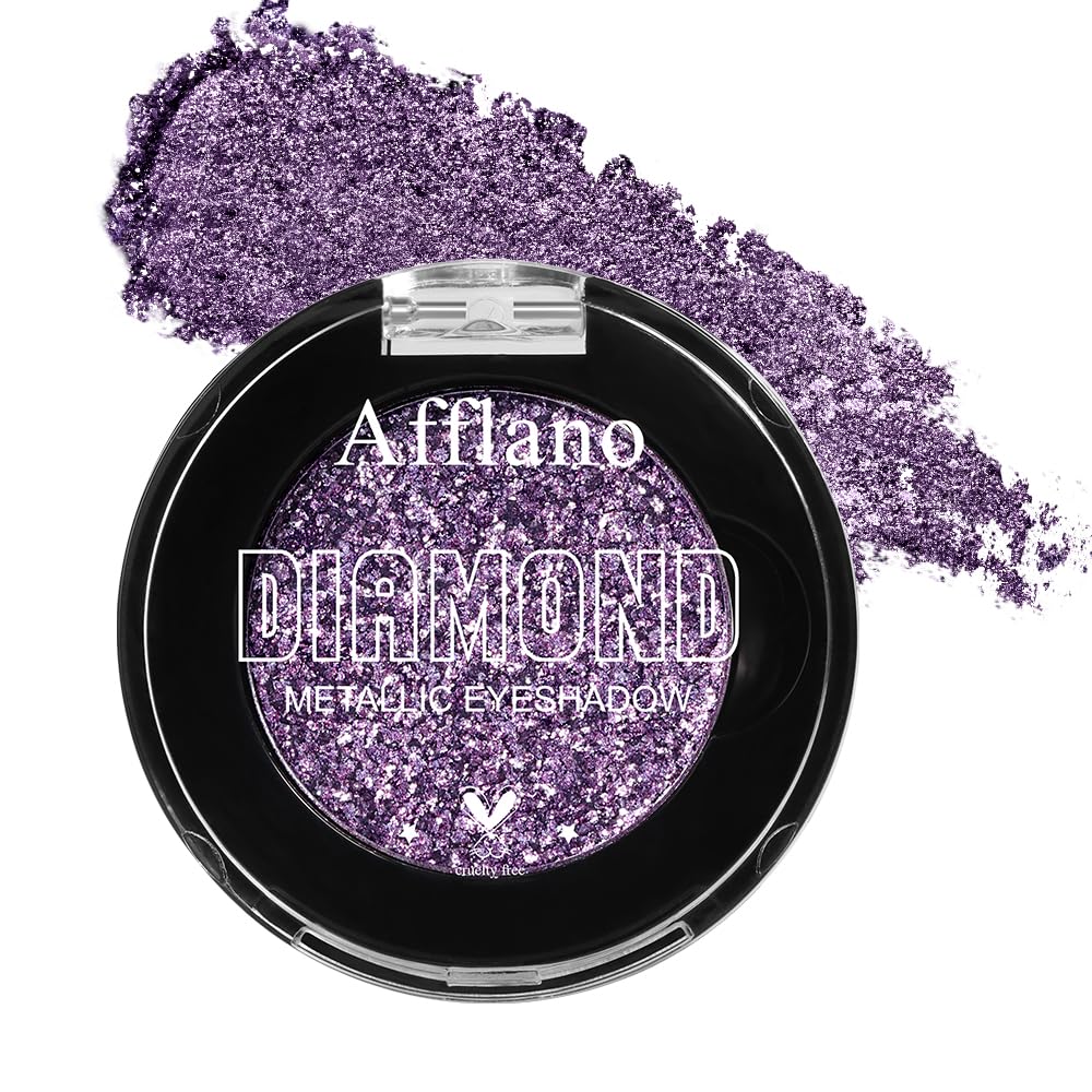 Diamond Metallic Eyeshadow - Purple Glitter