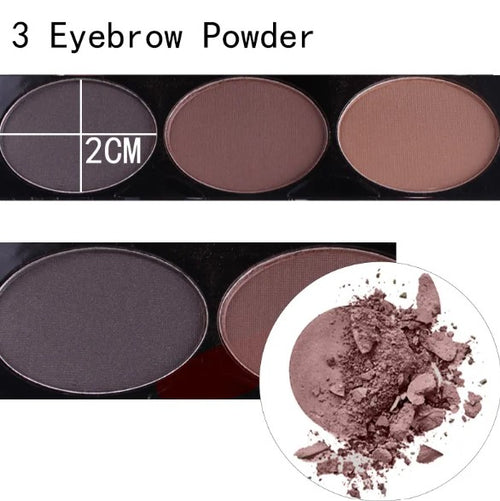 3-in-1 Eyeshadow Blush & Brow Palette