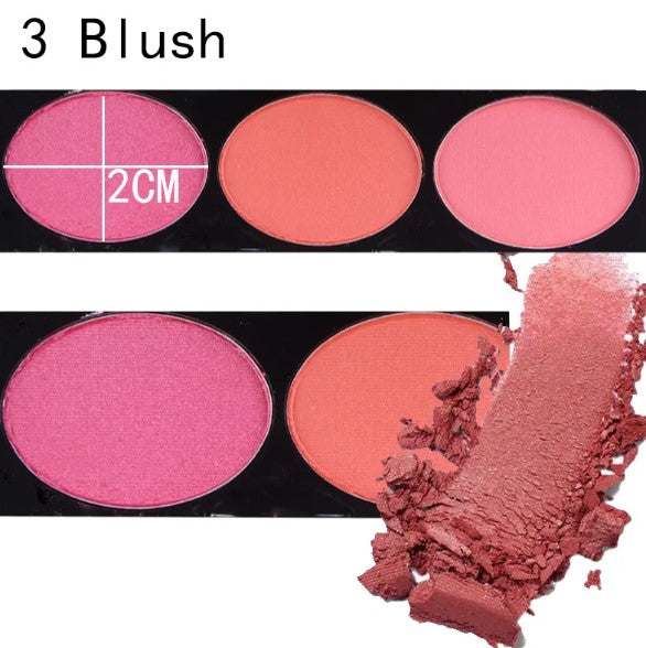3-in-1 Eyeshadow Blush & Brow Palette