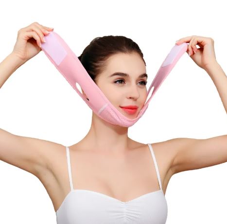 V-Line Face Slimming Mask -  Chin Lift Strap for Firmer Contour