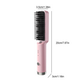 Fast Heated Hair Straightener Brush -  Cordless Styling Tool